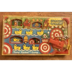 Vintage 1976 Tomy Pocket‎ Shooting Gallery Game Handheld